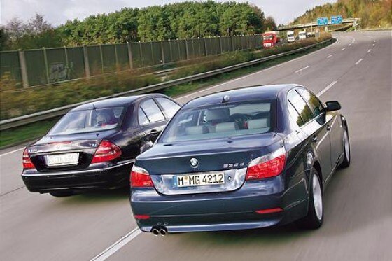 BMW 535d gegen Mercedes-Benz E 400 CDI BMW 535d gegen Mercedes-Benz E 400 CDI