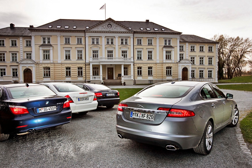 Jaguar XF 2.7 D Audi A6 3.0 TDI quattro Mercedes E 300 Bluetec BMW 530d