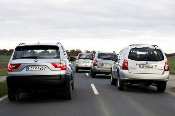 Vergleich BMW X3 gegen drei Asien-SUV Vergleich BMW X3 gegen drei Asien-SUV