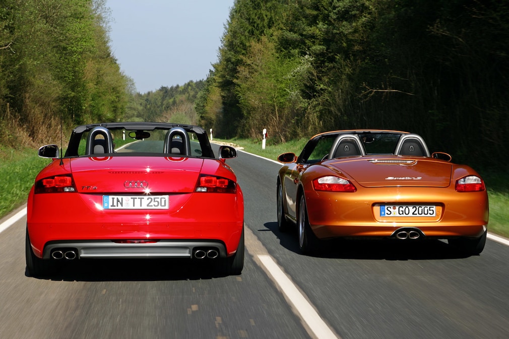Audi TTS Roadster Porsche Boxster S