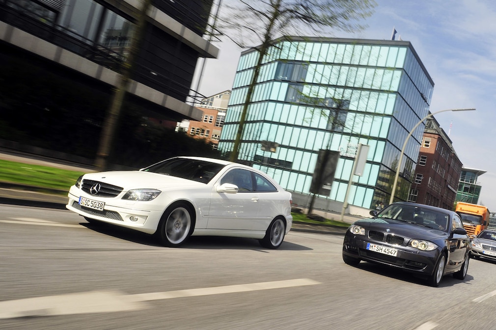 Mercedes CLC 220 CDI BMW 120d Coupé