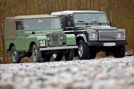 Land Rover Alt gegen neu