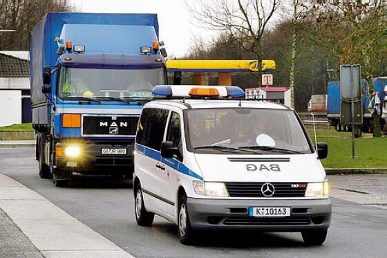 Start der Lkw-Maut Start der Lkw-Maut