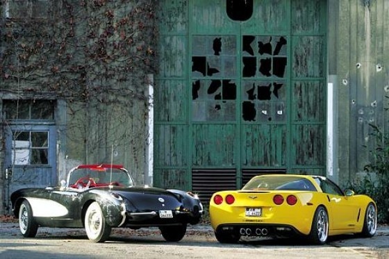 Chevrolet Corvette von 1957 und 2005