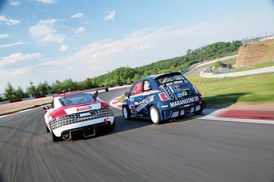 Engstler Fiat 500, van Ommen Audi TT, 24-Stunden-Rennen Nürburgring 2008