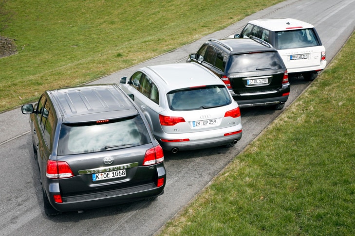 Vergleich V8-Diesel-Geländewagen Vergleich V8-Diesel-Geländewagen