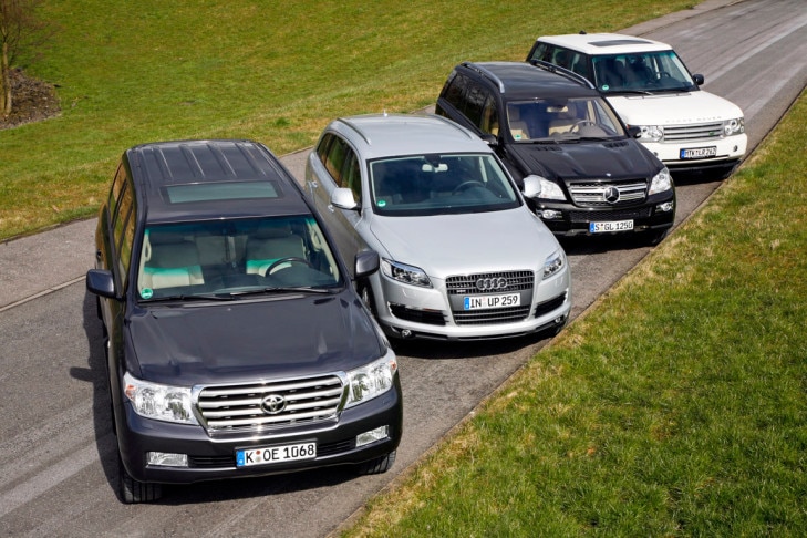 Vergleich V8-Diesel-Geländewagen Vergleich V8-Diesel-Geländewagen