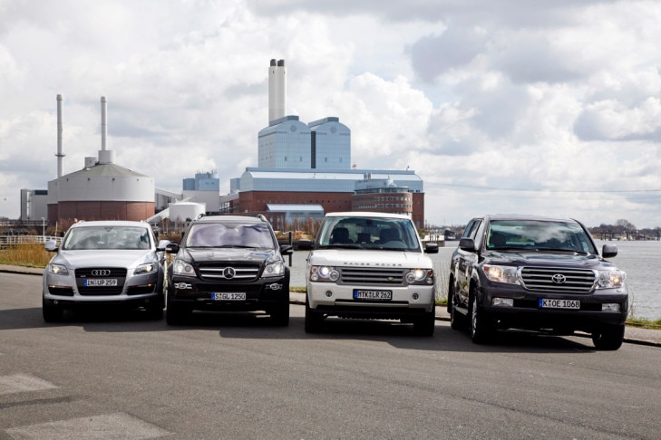 Vergleich V8-Diesel-Geländewagen