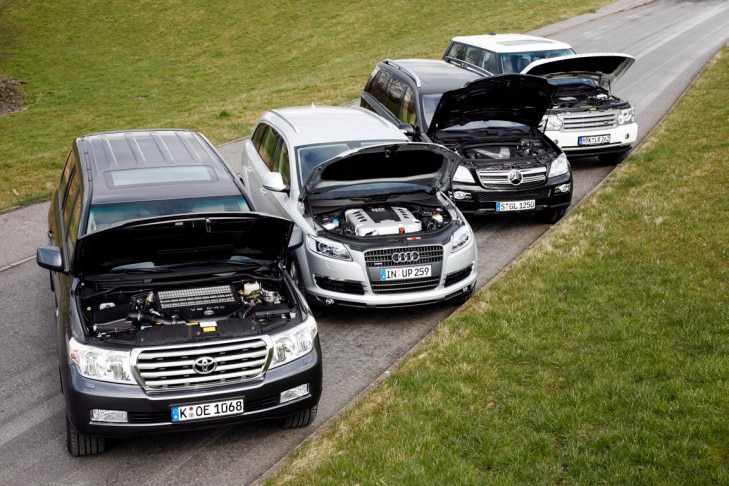 Vergleich V8-Diesel-Geländewagen