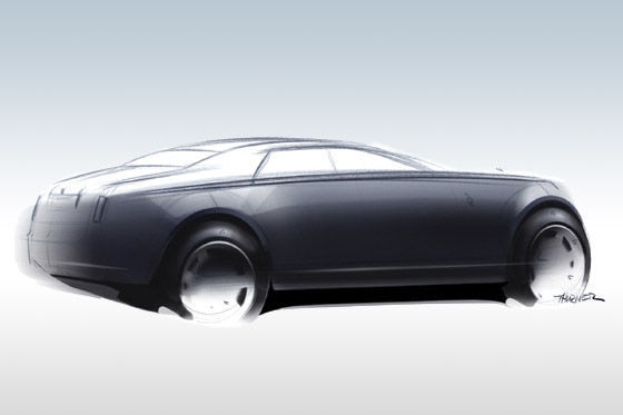 Erste Studie des Rolls-Royce RR4.