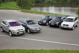 Ford Kuga VW Tiguan Honda CR-V Kia Sportage Toyota RAV4