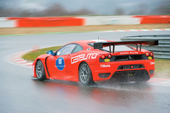 Ferrari F430 GT3 von Kessel Racing, Heckansicht