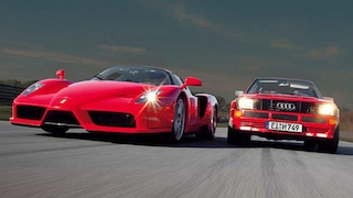 Ferrari Enzo gegen Hohenester Sport quattro