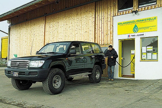 Toyota LandCruiser HZJ 105 Pflanzenöl