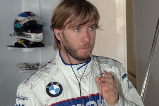 Formel 1, Montreal 2008, Sieger Robert Kubica, Sauber-BMW-F1-Team, mit Nick Heidfel, David Coulthard und Mario Theissen