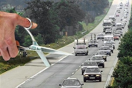 autobahn straße schere schneiden