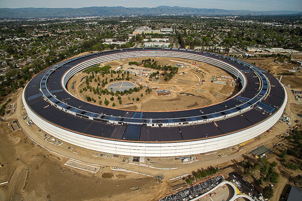 Neuer Apple Campus in Cupertino, Kalifornien
