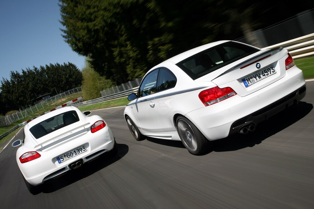 BMW 135i - Porsche Cayman S