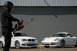 BMW 135i Coupé Porsche Cayman S