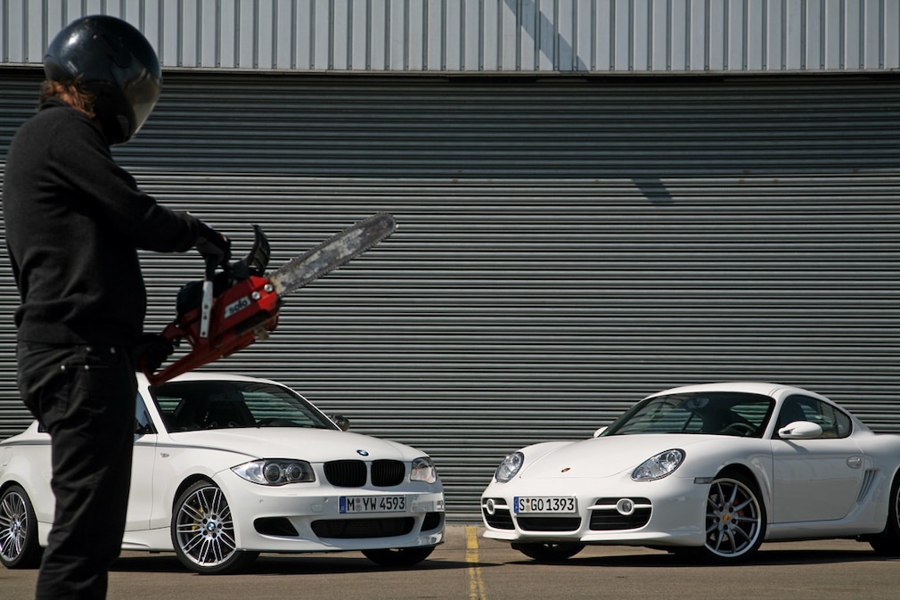 BMW 135i Coupé Porsche Cayman S