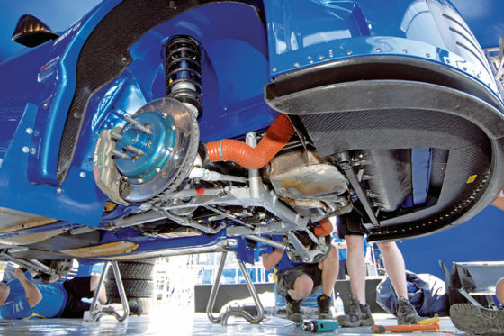 Subaru Impreza WRC 08, Vorderachse