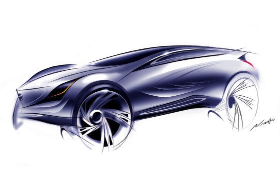 Mazda SUV Studie Moskau