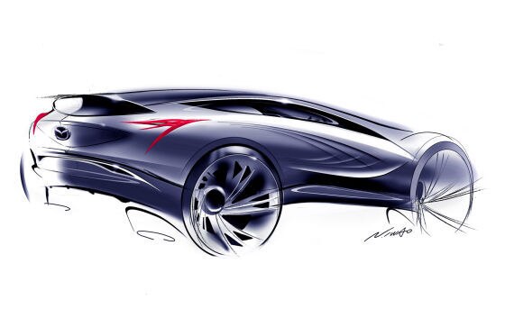 Mazda SUV Studie Moskau