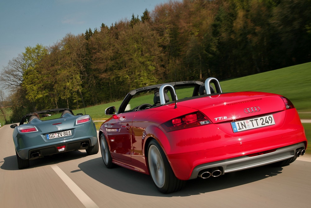 Opel GT Audi TTS Roadster