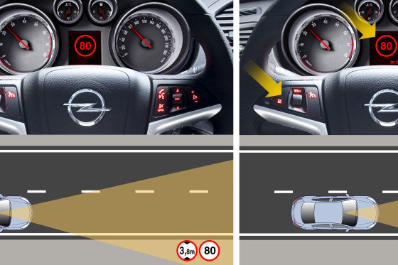 Opel-Asistenzsystem Opel-Eye