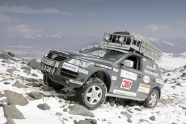 Mit dem Auto auf 6000 Meter