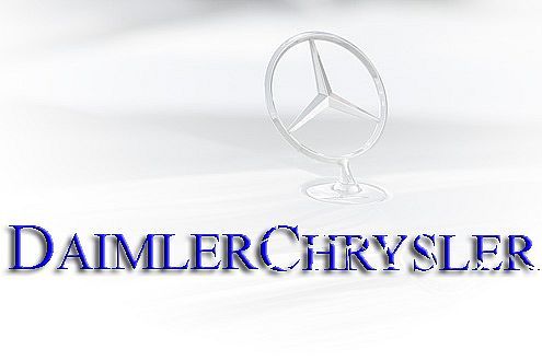 Logo Trennung Daimler von Chrysler