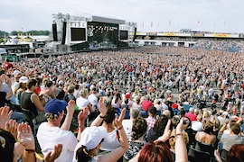 Festival Zuschauer Menschen Bühne