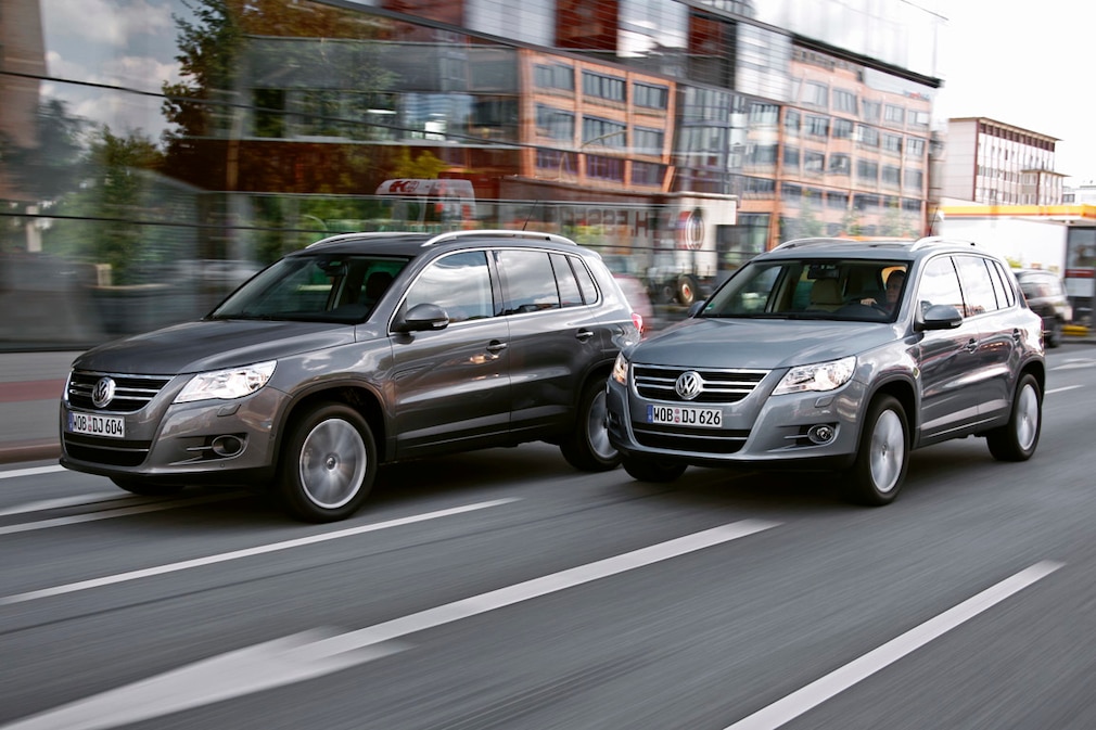 VW Tiguan, Diesel und Benziner