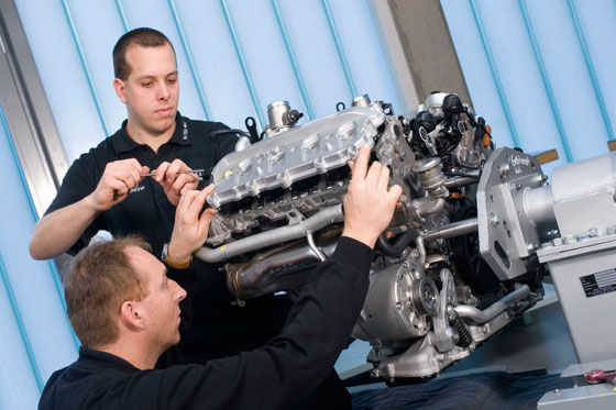 Motorentwicklung bei Audi