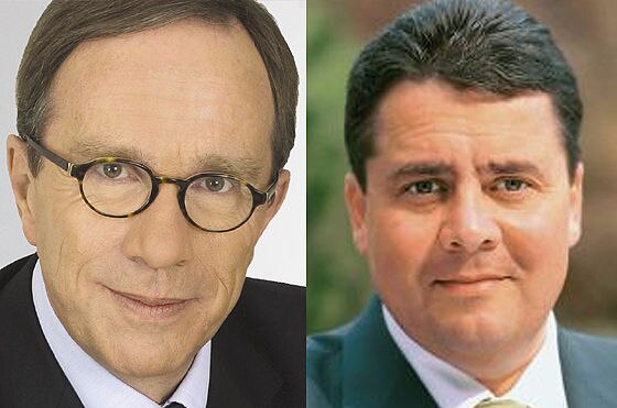 VDA-Präsident Matthias Wissmann (l.) initiierte die Urlaubsauto-Aktion, Umweltminister Sigmar Gabriel (r.) gab den Startschuss.