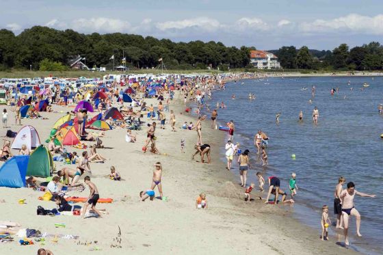 Strand von Boltenhagen: Die Wasserqualität an deutschen Küsten ist gut bis sehr gut