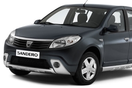 Dacia sandero mit SUV-Optik-Paket
