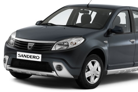 Dacia sandero mit SUV-Optik-Paket