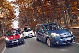 Citroën Berlingo Renault Kangoo Skoda Roomster