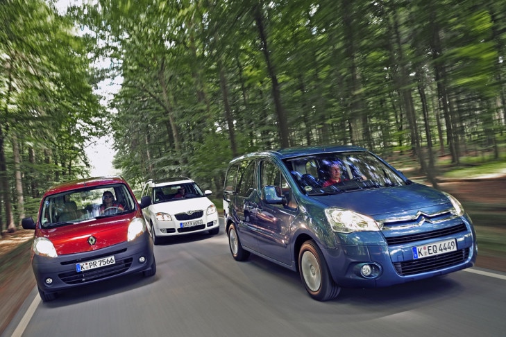 Citroën Berlingo Renault Kangoo Skoda Roomster