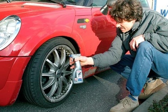 Vorsicht, Felgenreiniger!