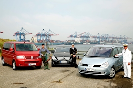 VW T5 Multivan 2,5 TDI Comfortline Mercedes-Benz R-Klasse 280 CDI Renault Grand Espace 2.0 dCi FAP Dynamique