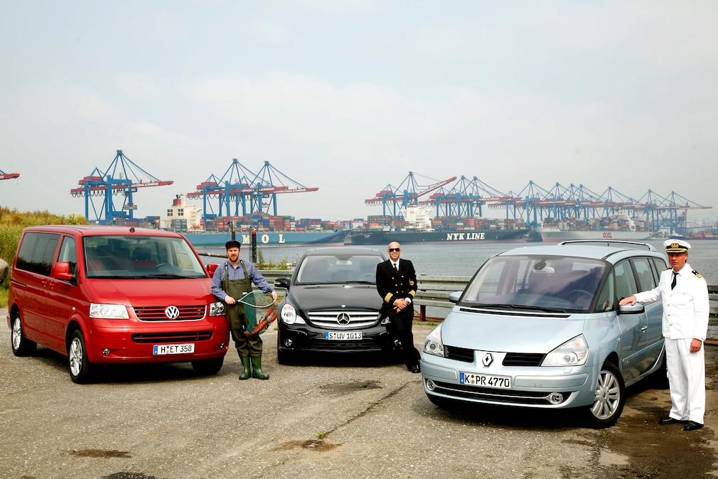VW T5 Multivan 2,5 TDI Comfortline Mercedes-Benz R-Klasse 280 CDI Renault Grand Espace 2.0 dCi FAP Dynamique