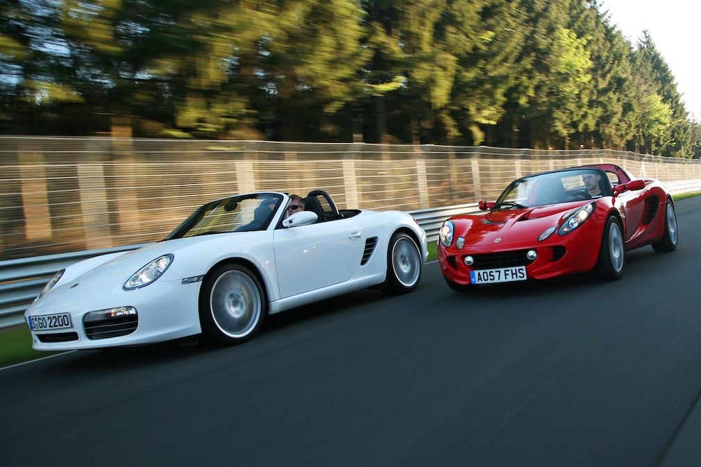Lotus Elise - Porsche Boxster