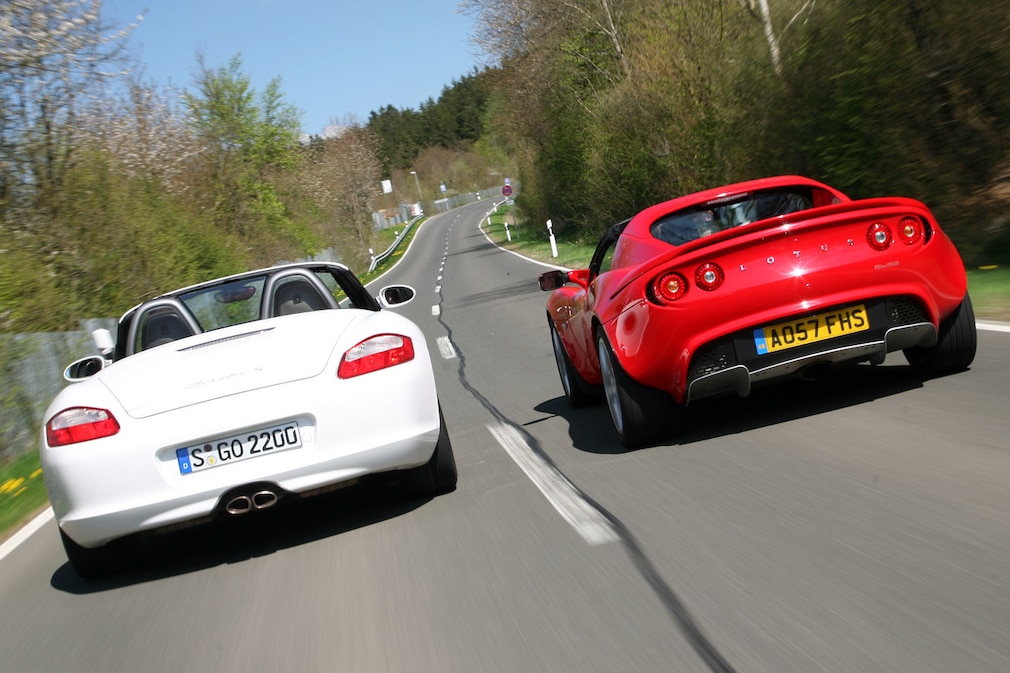 Porsche Boxster S Lotus Elise SC