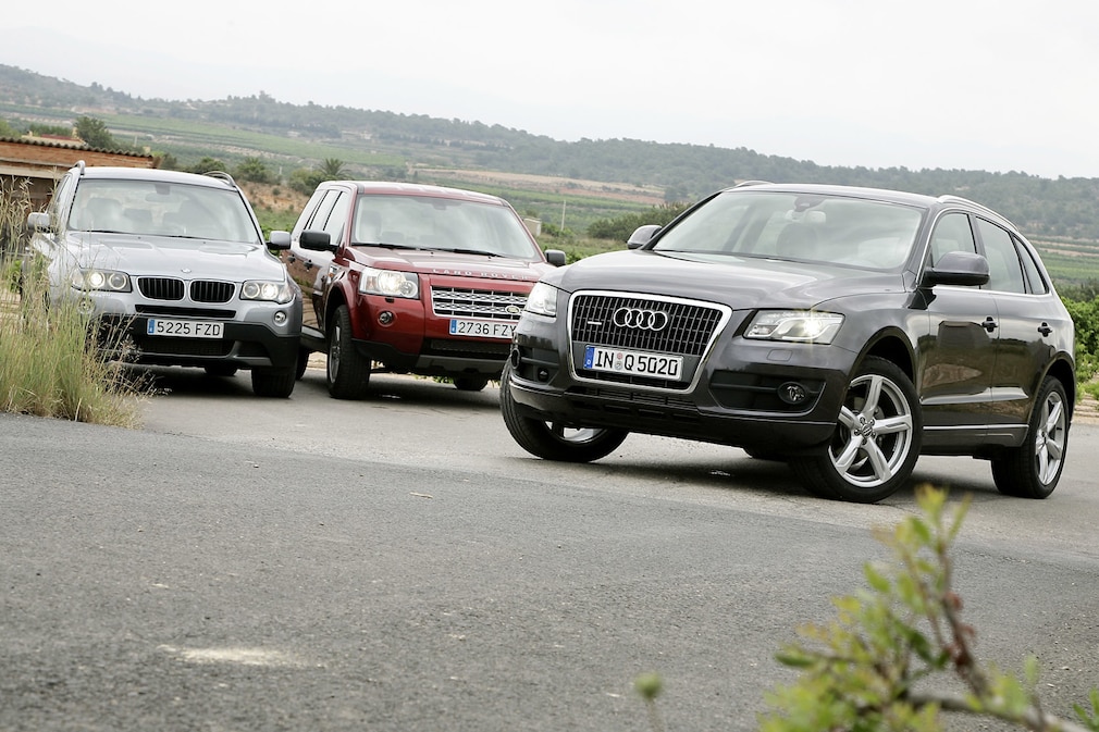 Audi Q5, BMW X3, Land Rover Freelander 2