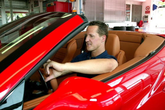 Michael Schumacher testet Ferrari California
