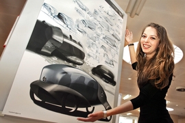 Design-Studentin Eva-Maria Günther
