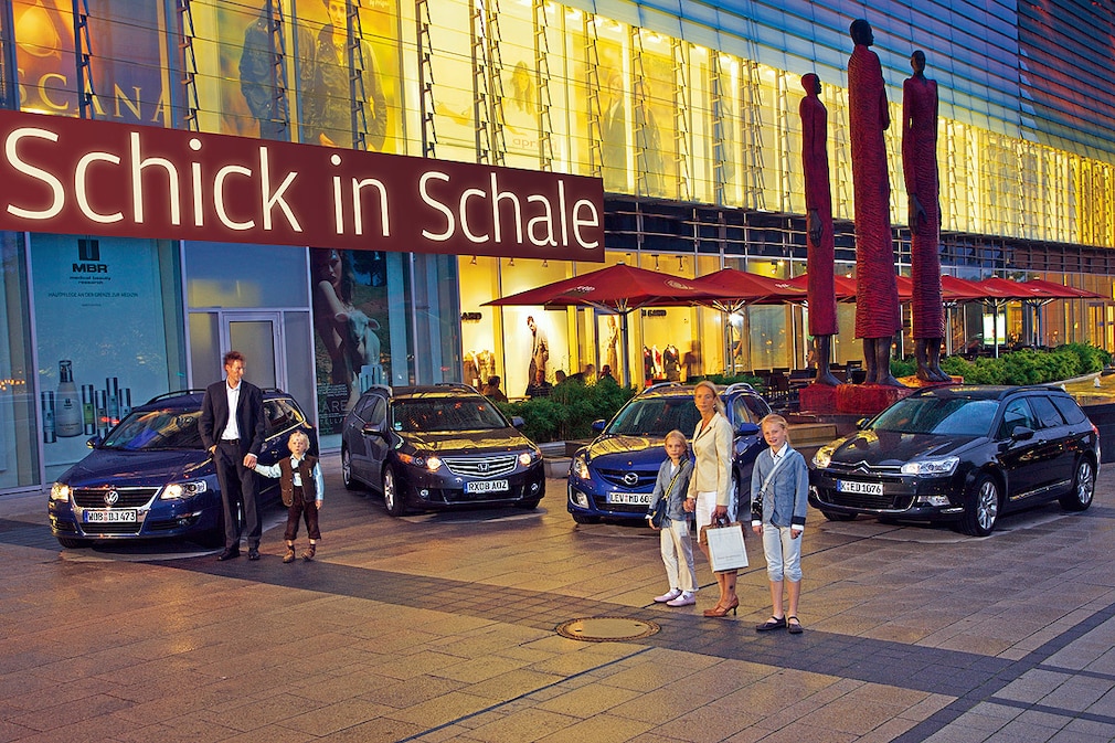 Honda Accord, Mazda6, Citroën C5, VW Passat