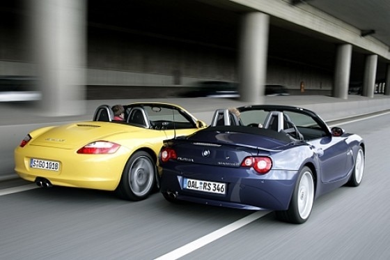 Porsche Boxster S gegen Alpina Roadster S